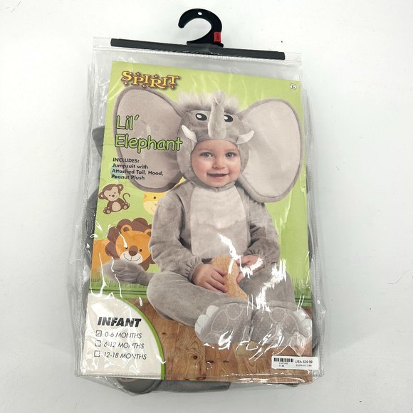 Spirit Other - SPIRIT Lil' Elephant 0-6 Months Halloween Baby Elephant Costume